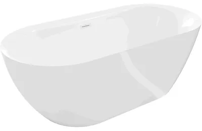Obrázek produktu pro Mexen Roxy volně stojící vana 170 x 80 cm, bílá, bílý přepad - 51201708000-20