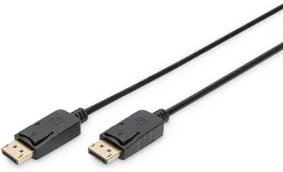 Produktbild von DisplayPort-Kabel - Full-HD 1080p/60Hz - 5m - mit Verriegelung - Kompatibel mit PC, Monitor, Gaming-Grafikkarte