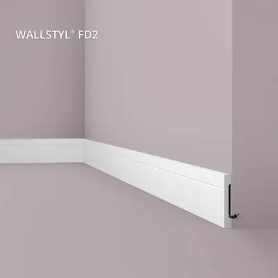 Imagen del producto de NMC FD2 WALLSTYL Zócalo Moldura decorativa Perfil de estuco 2 m