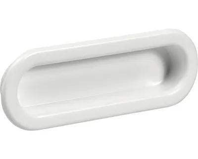 Obrázek produktu pro Walteco Nábytková úchytka pro posuvné dveře Nela, plast, bílá