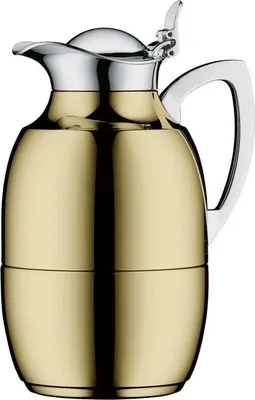 Immagine prodotto di alfi 1918273100 alfi Caraffa termica JUWEL, 1,0 litri, acciaio inossidabile placcato oro