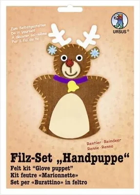 Produktbild von Filz-Set Handpuppe Rentier