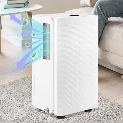 Obrázok produktu pre Jopassy odvlhčovač | 16L/deň 2L nádrž | Prenosný sušič vzduchu proti vlhkosti špine a plesniam pre spálňu kúpeľňu pivnicu šatník kanceláriu garáž