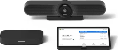 Productafbeelding van Logitech-oplossingen voor vergaderruimtes, geschikt voor Google Meet (kleine ruimtes)