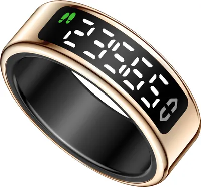 Image de INF Bague intelligente avec fonction de surveillance de la santé Or rose 14