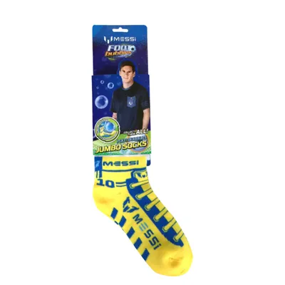 Image de Chaussettes Foot Bubbles Jumbo Messi - Jaune