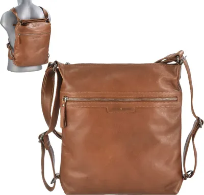 Produktbild von Greenburry Schultertasche Leder 29,5 cm