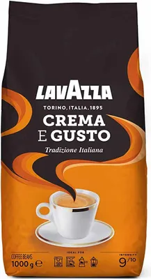 Obrázok produktu pre LAVAZZA Crema E Gusto Tradizione Italiana zrnková káva Arabica a Robusta silná 1000,0 g