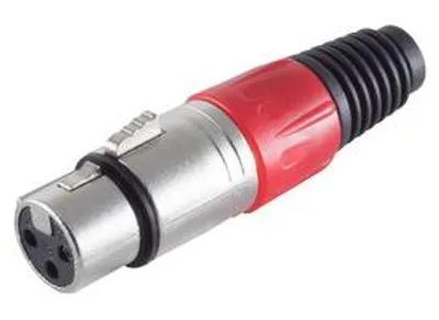 Produktbild von XLR-Kupplung, rot