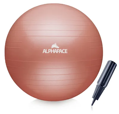 Productafbeelding van Dikke anti-burst gymnastiekbal incl. pomp, voor fitness en yoga