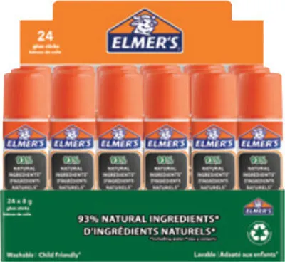 Produktbild von Elmers Klebestift Pure Glue 8G 24 Stück