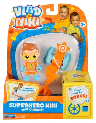 Productafbeelding van BANDAI Vlad & Niki speelactiefiguur – Superheld Niki figuur – beweegbare actiefiguur met accessoires, meerkleurig, P57552