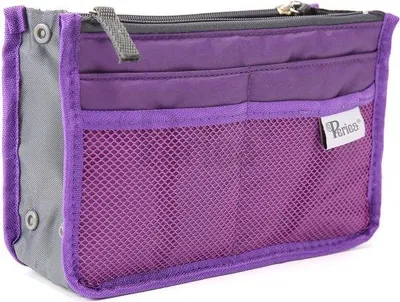Produktbild von Großes Handtaschen-Organizer-Set aus Leder in Paarfarben