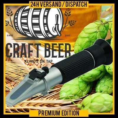 Refraktometer Handrefraktometer ATC für Bierbrauen