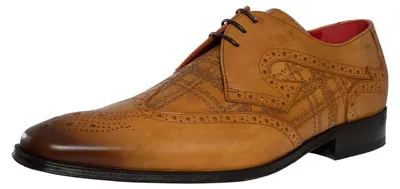 Produktbild von Jeffery West Schottische Derby-Schuhe aus Leder, Braun 41 EU