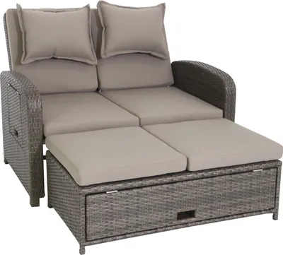 Produktbild von Greemotion Bahia, Sofa, 2 Sitz(e), Braun, Beige, 110 kg, Flach