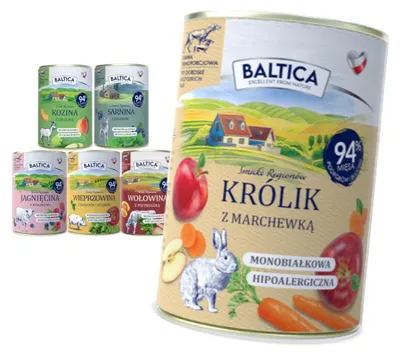 Zdjęcie produktu dla Baltica Mix Smaków Bez Drobiu 6x400g Bezzbożowa Mokra Karma Dla Psa