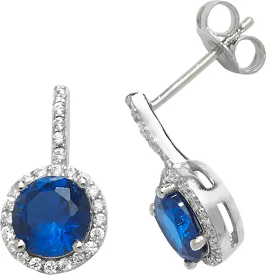 Image de Boucles d'Oreilles Femme Argent fin 925 avec Oxyde de Zirconium - 11mm*9mm; TRS22690