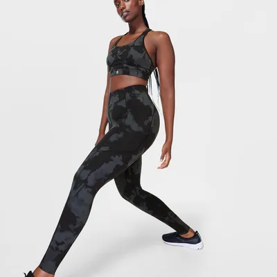 Image de Legging de sport taille haute "Power UltraSculpt" de Sweaty Betty, couleur noire, modèle L