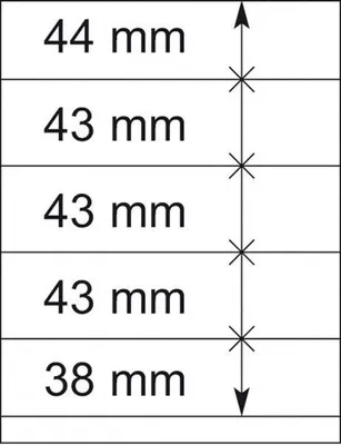 Produktbild von Lindner 802512P T-Blanko-Blätter - 10er-Packung