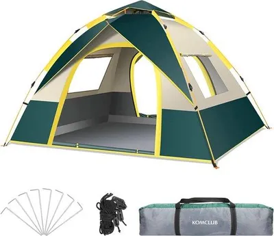 Immagine prodotto di Tenda leggera per 2-3 persone, resistente al vento, con protezione UV, ideale per la spiaggia e le escursioni