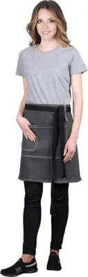 Produktbild von Jeansschürze für Damen 78x48 cm grau