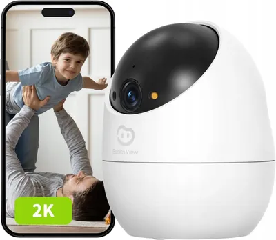 Produktbild von 360 Grad WLAN IP-Kamera mit Bewegungserkennung