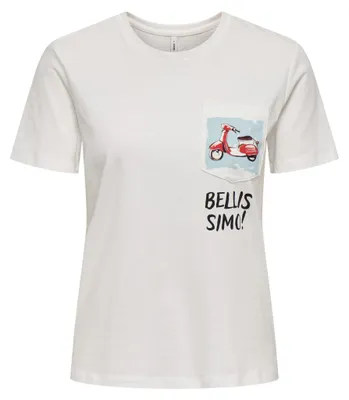 Produktbild von Only ONLPOLLY REG S/S POCKET TOP BOX JRS Cloud Danc XL