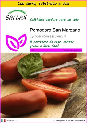 Immagine prodotto di SAFLAX Insieme di coltivazione - Pomodoro San Marzano - 10 semi - Lycopersicon