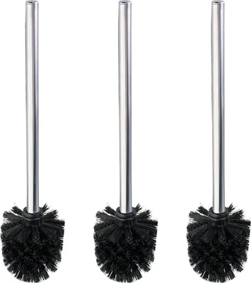 Produktbild von WENKO WC-Bürste mit Edelstahlstiel Glänzend 3er Set