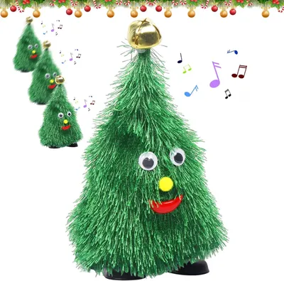 Productafbeelding van Zingende kerstboom - Knuffeldieren - Pluche - Elektronisch kerstspeelgoed met muziek - Hardlopen - Schattig - Cadeau