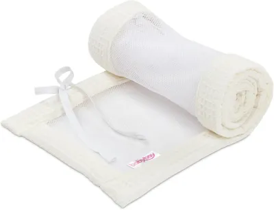 Produktbild von babybay Nestchen aus Wabenstoff, passend für das Modell Boxspring XXL Ivory