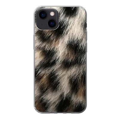 Produktbild von MuchoWow® Handyhülle Schutzhülle Hülle für iPhone 13 Nahaufnahme Pantherdruck Silikon Softcase Handy Hülle - Karteninhaber
