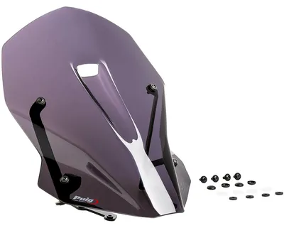Zdjęcie produktu dla Wiatroszyt Puig New Generation Touring, wymiary 365 x 250 mm, z homologacją ABE, przeznaczony do motocykli Honda CB750 Hornet, CB750 Hornet Eclutch, roczniki 2025-2026