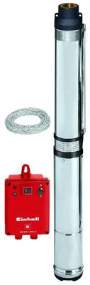 Immagine prodotto di Pompa per pozzi profondi Einhell GC-DW 1300 N, portata massima 5000 l/h, potenza 1300 W, prevalenza massima 65 m