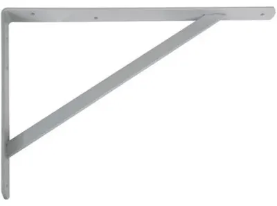 Produktbild von AMIG Regalbodentrager aus Metall - grau lackiert - H600 x B375 mm - Bis zu 150 kg