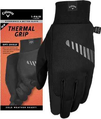 Produktbild von Callaway Gl Cg Thermal Grip 2pk Frauen Linkshand Golfhandschuh Schwarz M Damen Schwarz M