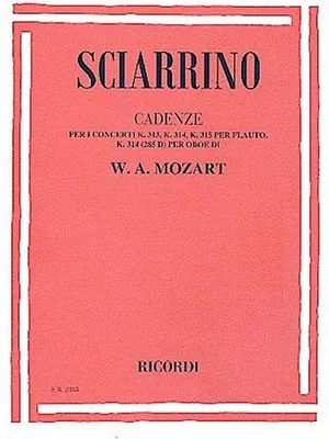 Produktbild von Kadenzen zu den Konzerten für Oboe undFlöte von W.A. Mozart für Flöte (Oboe)