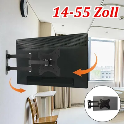Produktbild von TV Wandhalterung Wandhalter LCD LED Fernseher 32-55 Zoll schwenkbar neigbar 30kg