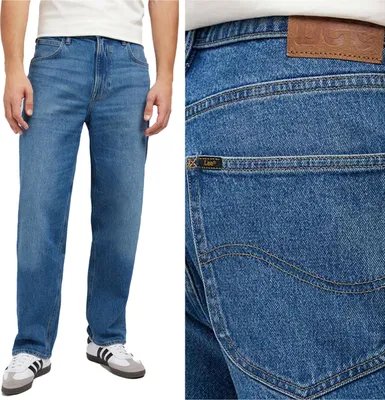 Obrázek produktu pro LEE, pánské džíny, volný střih, ASHER, W33 L34, modré, džíny, baggy jeans, buggy