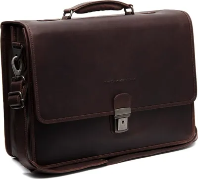 Immagine prodotto di The Chesterfield Brand borsa da ufficio laptop bag con scomparto per laptop Glenwood Laptopbag Brown marrone scuro