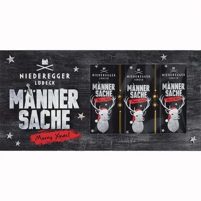 Produktbild von Niederegger Marzipan Mini Brote Weihnachten Männersache 175g 5er Pack