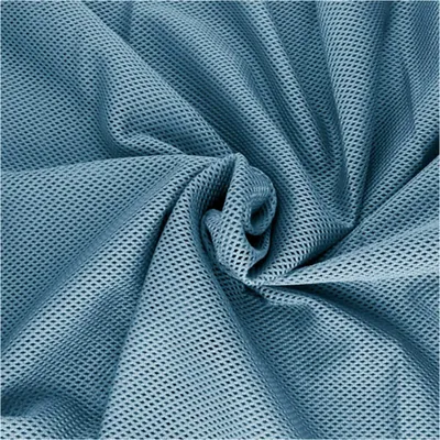 1m Air-Mesh Netzstoff Bekleidungsnetz Meshgewebe Stoff Netzgewebe Netzfutter Futterstoff taubenblau