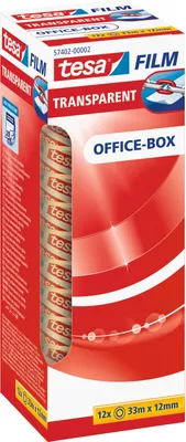 Produktbild von tesa tesafilm Transparent Klebeband - 33 m x 12 mm - 12 Rollen