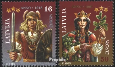 Produktbild von Briefmarken Lettland 1995 Mi 414-415 (kompl.Ausg.) postfrisch Frieden