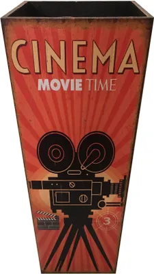 Produktbild von Rebecca Mobili Schirmständer, Kinodruck aus Leinwand, orange und schwarz