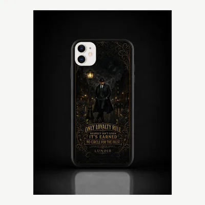 Immagine prodotto di Custodia per iPhone 11, cover protettiva per cellulare con motivo "lealtà" – LUNØIR ©