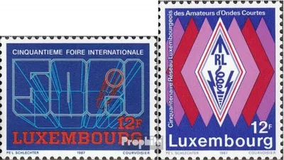 Produktbild von Briefmarken Luxemburg 1987 Mi 1172,1173 (kompl.Ausg.) postfrisch Sondermarken