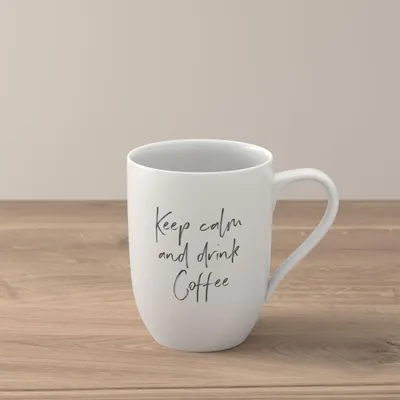 Zdjęcie produktu dla Villeroy&Boch - Kubek Statement 290ml „Keep calm and drink coffee”