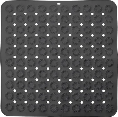Productafbeelding van Antislip douchemat, grijs, 54x54 cm